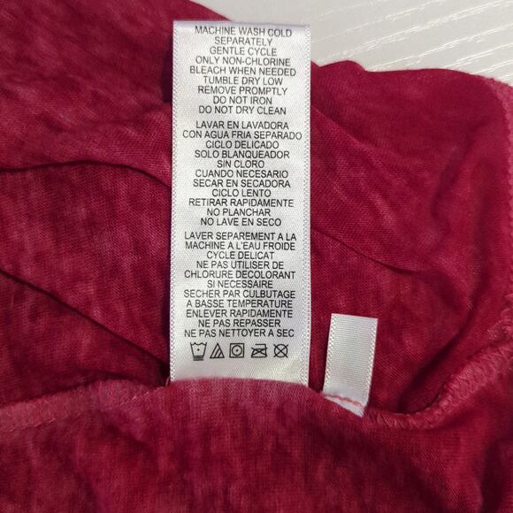 Juniors by GEN_2 Hoosiers Top IU Indiana University Woman's Small 3/5 Red White - Picture 10 of 12